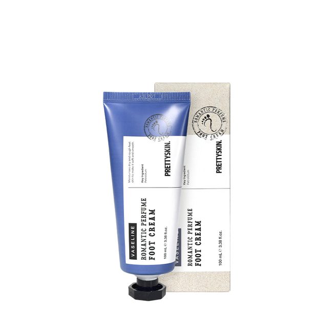 PrettySkin Крем для ног парфюмированный с вазелином/Foot Cream Vaseline Romantic Perfume 100 мл