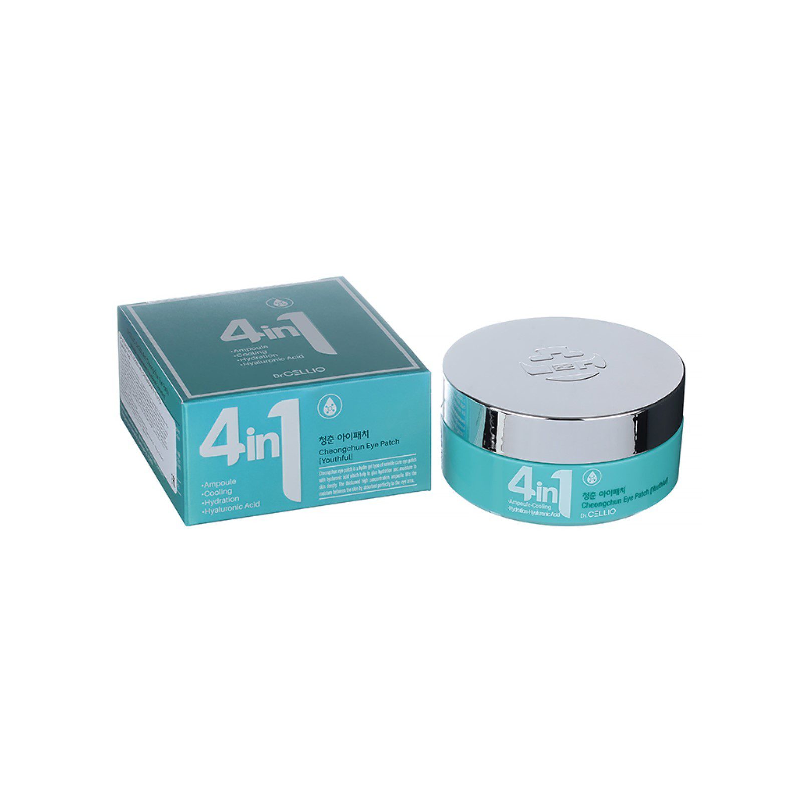 Dr.CELLIO G50 4 IN 1 CHEONGCHUN EYE PATCH Патчи для кожи вокруг глаз с гиалуроновой кислотой