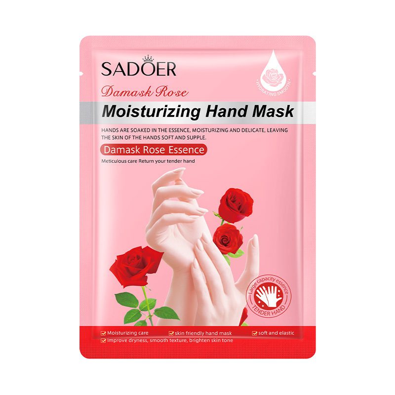 Sadoer Маска для рук увлажняющая с розой/Moisturizing Hand Mask Damask Rose Essence 35g