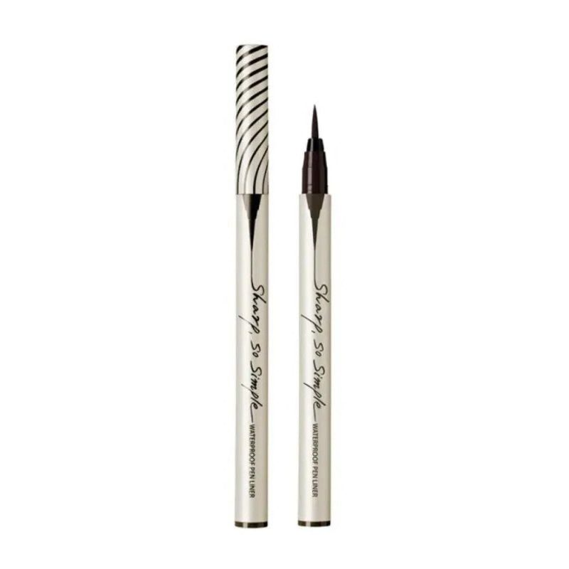 CLIO Водостойкая подводка-фломастер Sharp So Simple Waterproof Pencil Eye Liner 02 Brown