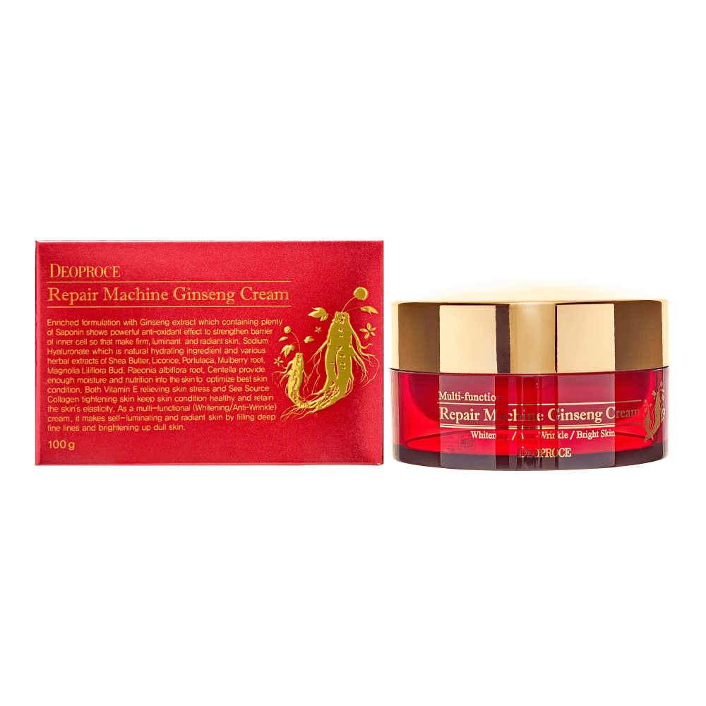 Deoproce Cream Machine Ginseng Repair Крем для лица восстанавливающий с женьшенем
