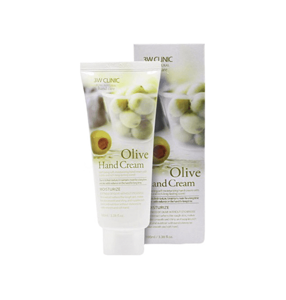 3W Clinic Увлажняющий крем для рук с экстрактом оливы Moisturizing Olive Hand Cream, 100ml