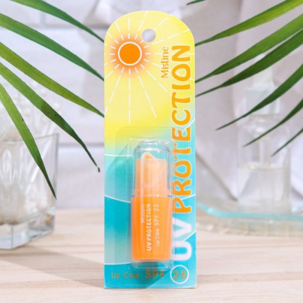 MISTINE Помада-бальзам С ЗАЩИТОЙ ОТ СОЛНЦА гигиеническая UV Protection Lip Care SPF 25, 2,5 г