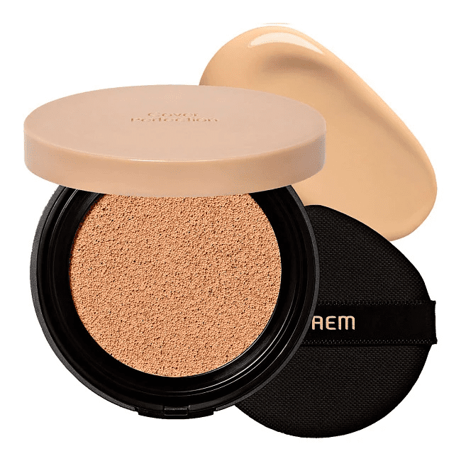 The Saem Консилер-кушон со сменным блоком Cover Perfection Concealer Cushion 2.0 Rich Beige