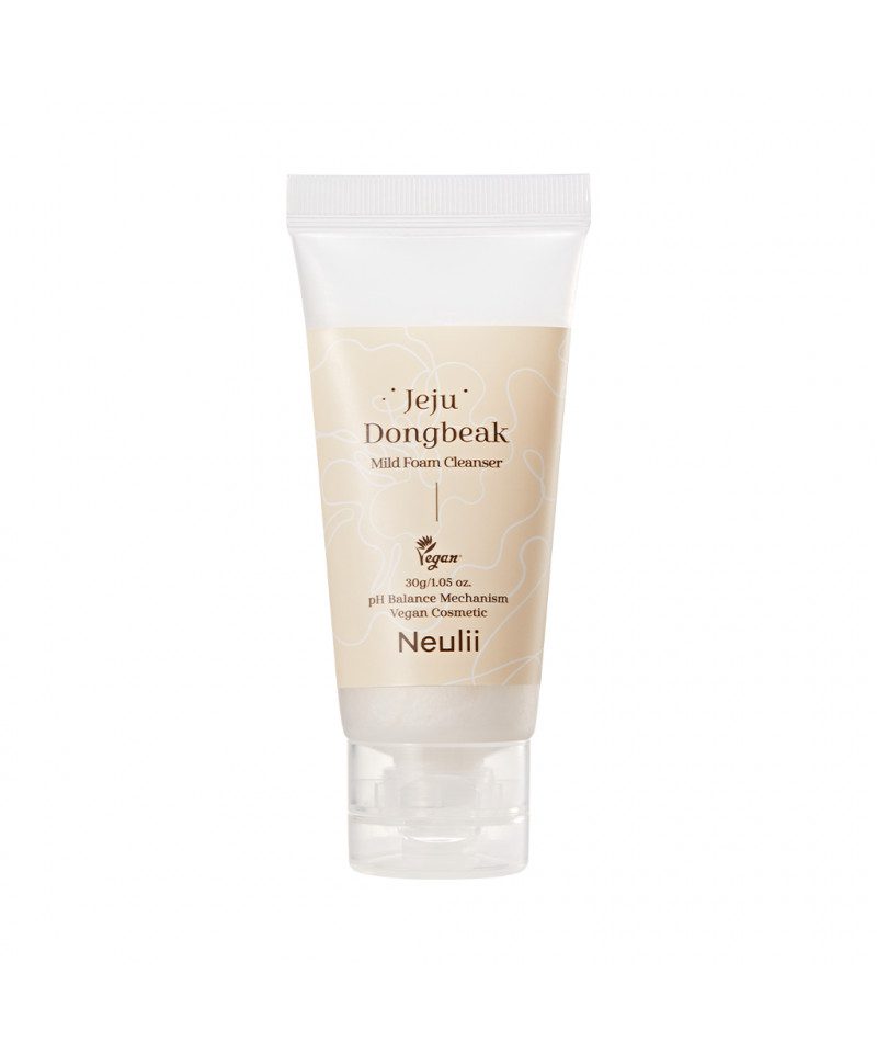Neulii Пенка для лица очищающая с экстрактом камелии/Jeju Dongbeak Mild Foam Cleanser 30g