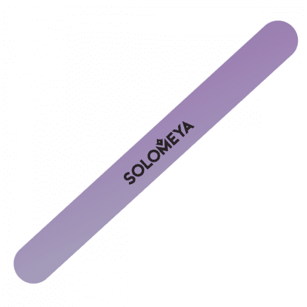 SOLOMEYA Пилка/натурал и искусств ногтей ЛАВАНДА Solomeya Lavander Mylar Nail File 180/180 грит
