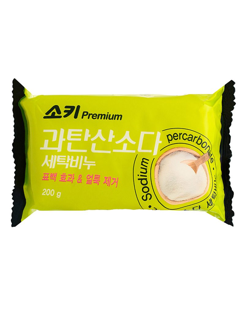 MUKUNGHWA Мыло хозяйственное Soki Premium Percarbonate Laundry Soap 200гр