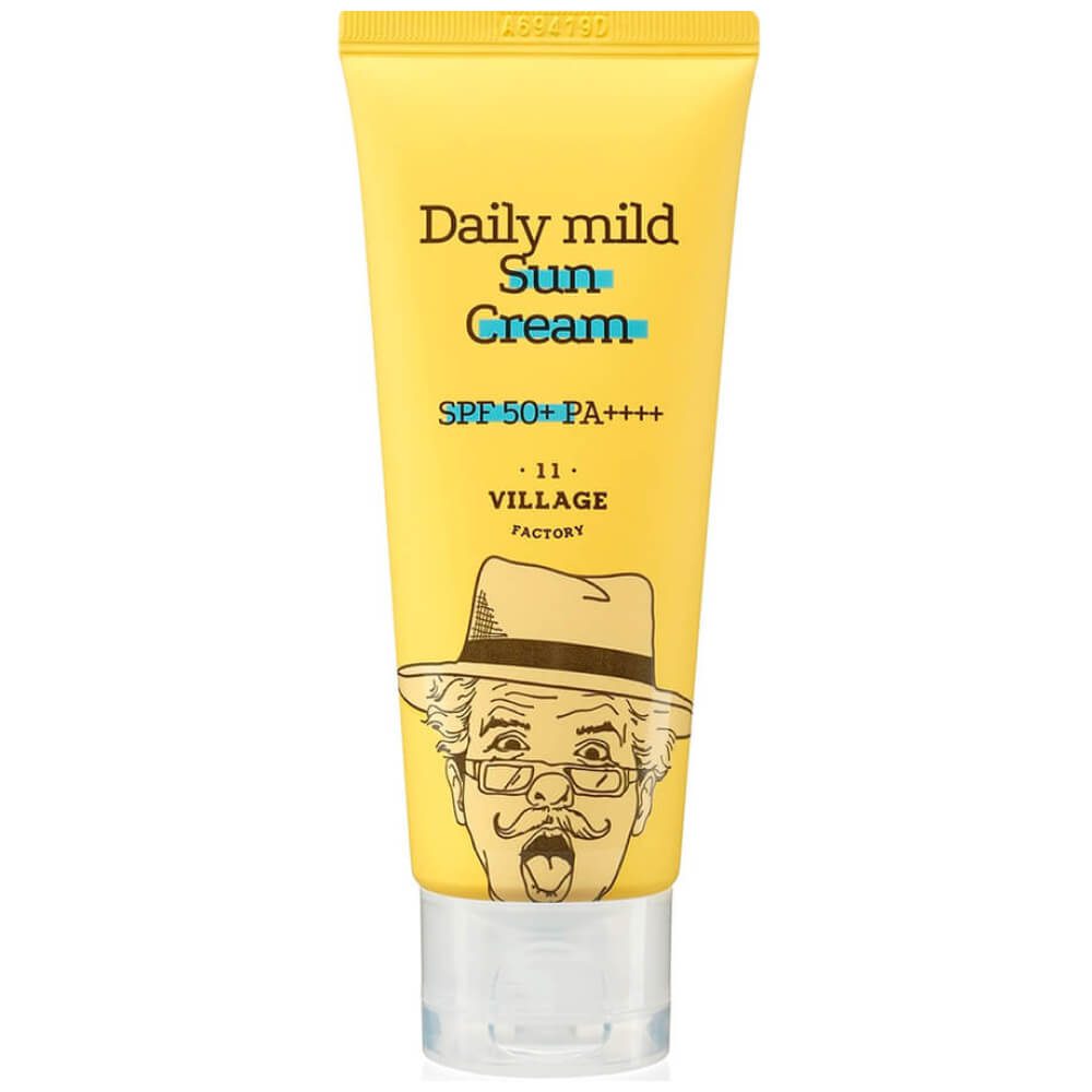 VILLAGE 11 FACTORY Daily mild Sun Cream SPF50+ PA++++ Солнцезащитный крем для ежедневного применения