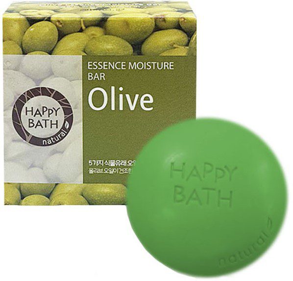 Happy bath olive soap Парфюмированное мыло с экстрактом оливы, 90 гр (030987)1/40