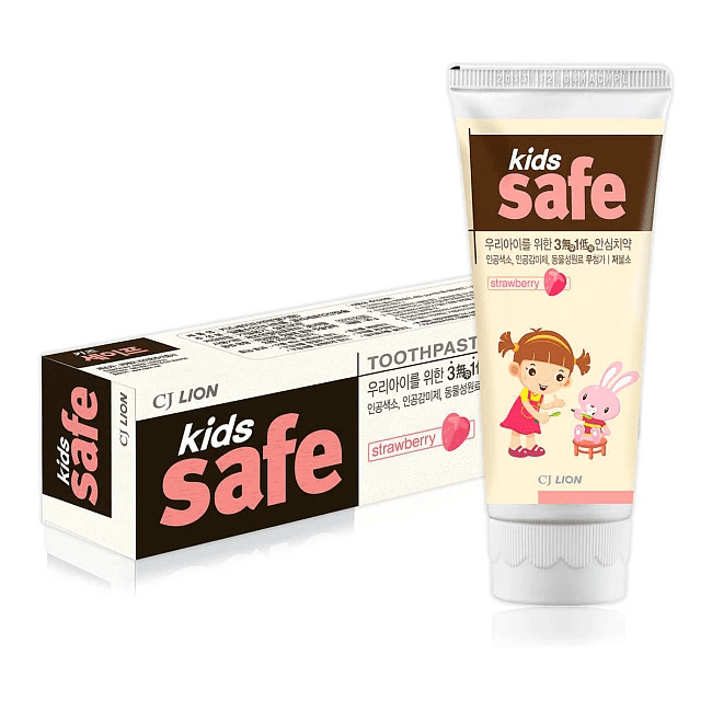 LN KIDS Паста зубная детская со вкусом клубники «Kids safe», 90 г.