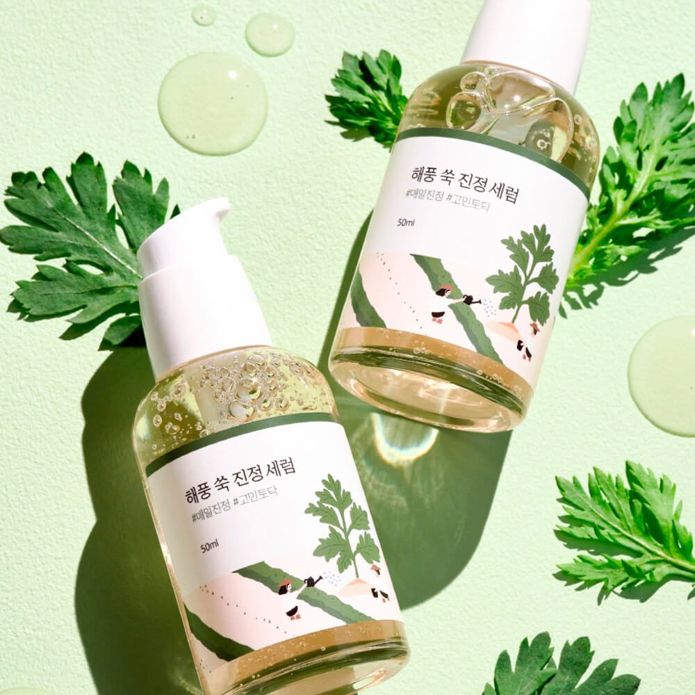ROUND LAB Успокаивающая сыворотка с полынью Mugwort Calming Serum 30 мл