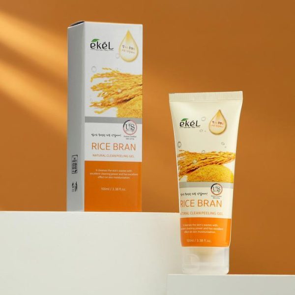 EKEL - Пилинг для лица с рисовыми отрубями Peeling Gel Rice Bran 100ml