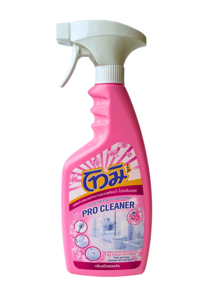TOMI Средство для уборки ванной комнаты ЦВЕТОЧНЫЙ АРОМАТ Pro Cleaner, 550 мл