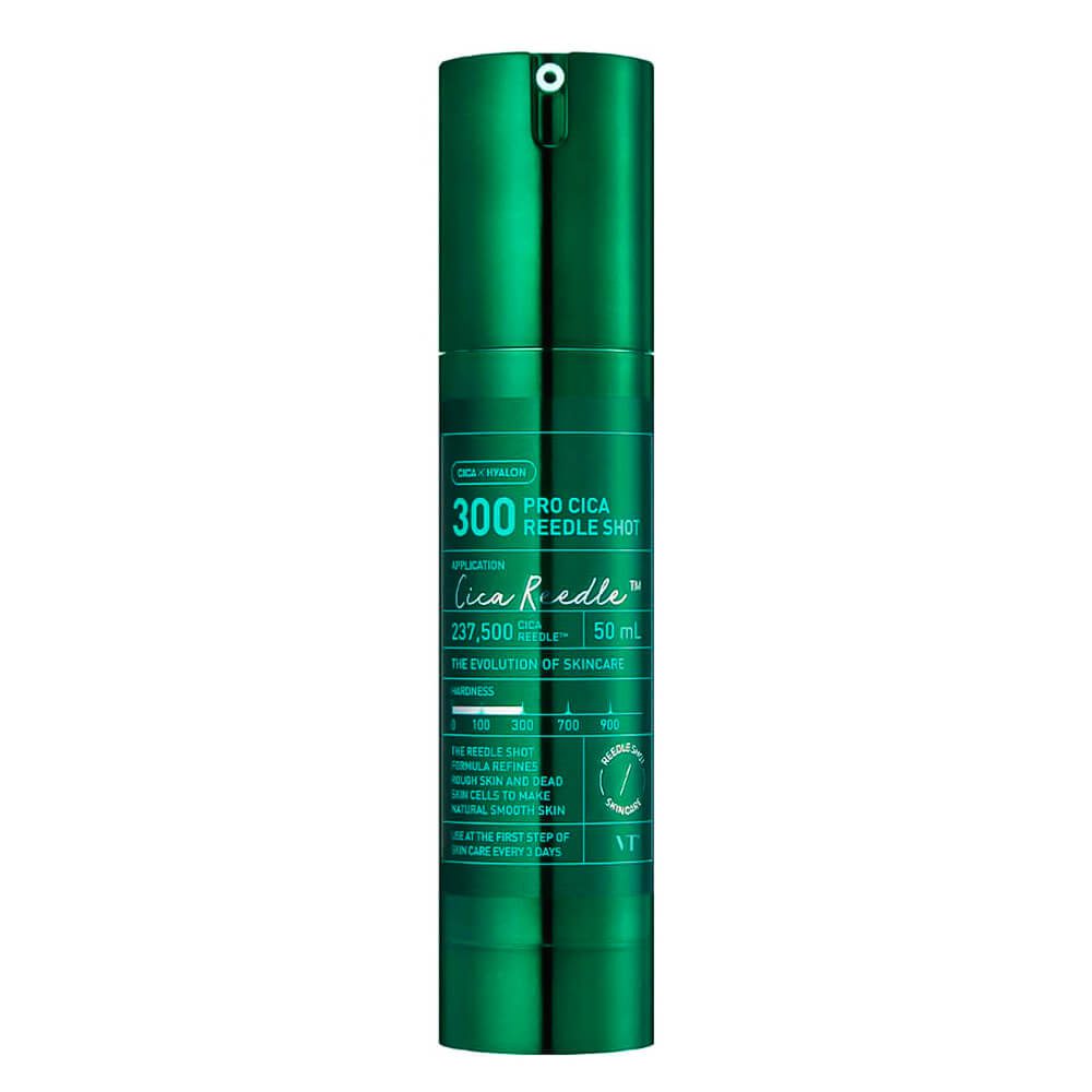 VT Cosmetics Pro Cica Reedle Shot 300,Интенсивный бустер с микроиглами для чувствительной кожи 50 мл