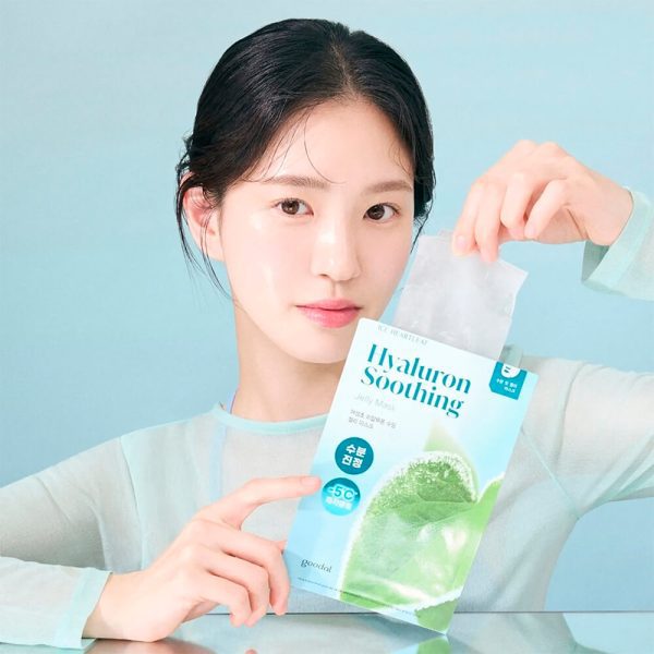 Goodal Ice Heartleaf Hyaluron Soothing Jelly Mask,Охлаждающая тканевая маска с гиалуроновой кислотой