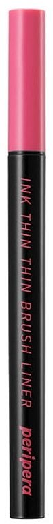 Peripera Ink Thin Thin Brush Liner 01 black noir, Подводка-фломастер для глаз(черная) 0,5 г