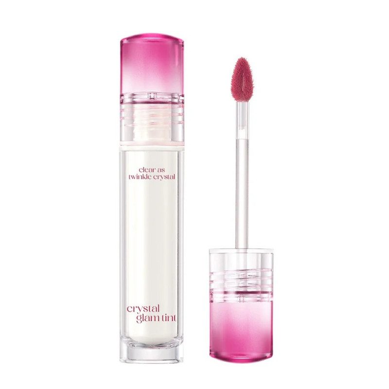 Clio Сияющий глянцевый тинт для губ (холодный сливовый)/Crystal Glam Tint 004 Pale Plum 3,4 г