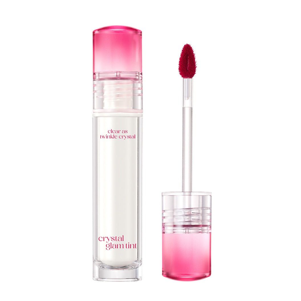 Clio Сияющий глянцевый тинт для губ (холодный вишнёвый)/Crystal Glam Tint 005 Fresh Cherry 3,4 г