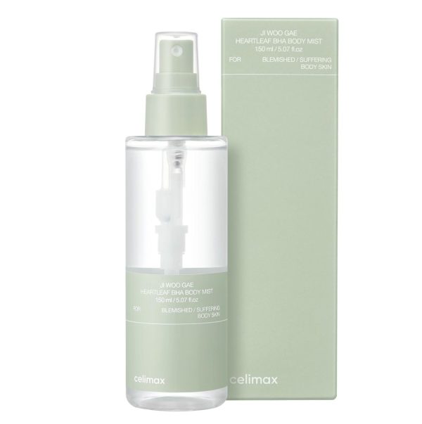 Celimax Успокивающий мист для тела с BHA-кислотами Ji Woo Gae Heartleaf BHA Body Mist, 150ml