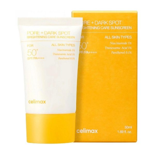 Celimax Крем осветляющий солнцезащитный Pore+Dark Spot Brightening Care Sunscreen 50ml