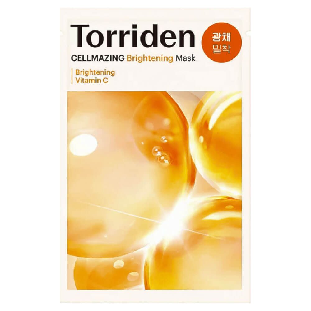 Torriden Осветляющая маска с витамином С Cellmazing Brightening Mask 1ea*26ml