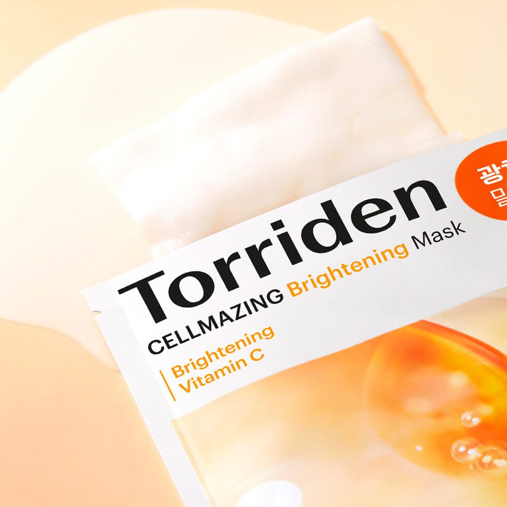 Torriden Осветляющая маска с витамином С Cellmazing Brightening Mask 1ea*26ml Torriden Осветляющая маска с витамином С Cellmazing Brightening Mask 1ea*26ml