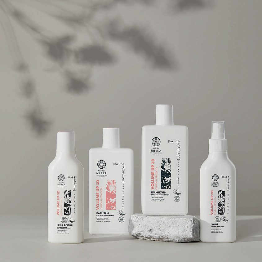 NS Hair Evolution Несмываемый крем-флюид для всех типов волос «VOLUME UP 3D. Объём и лёгкость», 150