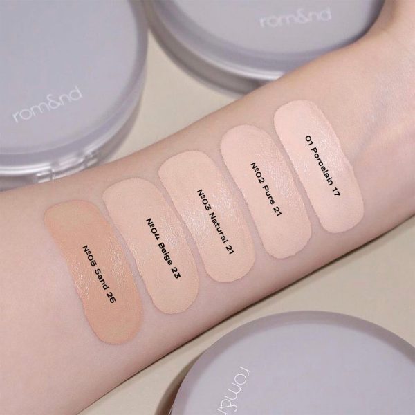 ROM&ND Кушон увлажняющий с матовым финишем Nu Zero Cushion 01 Porcelain 17
