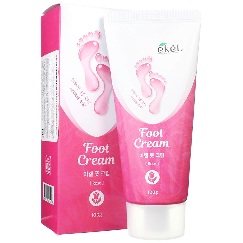 Ekel Крем для ног с розой Foot Cream Rose, 100g