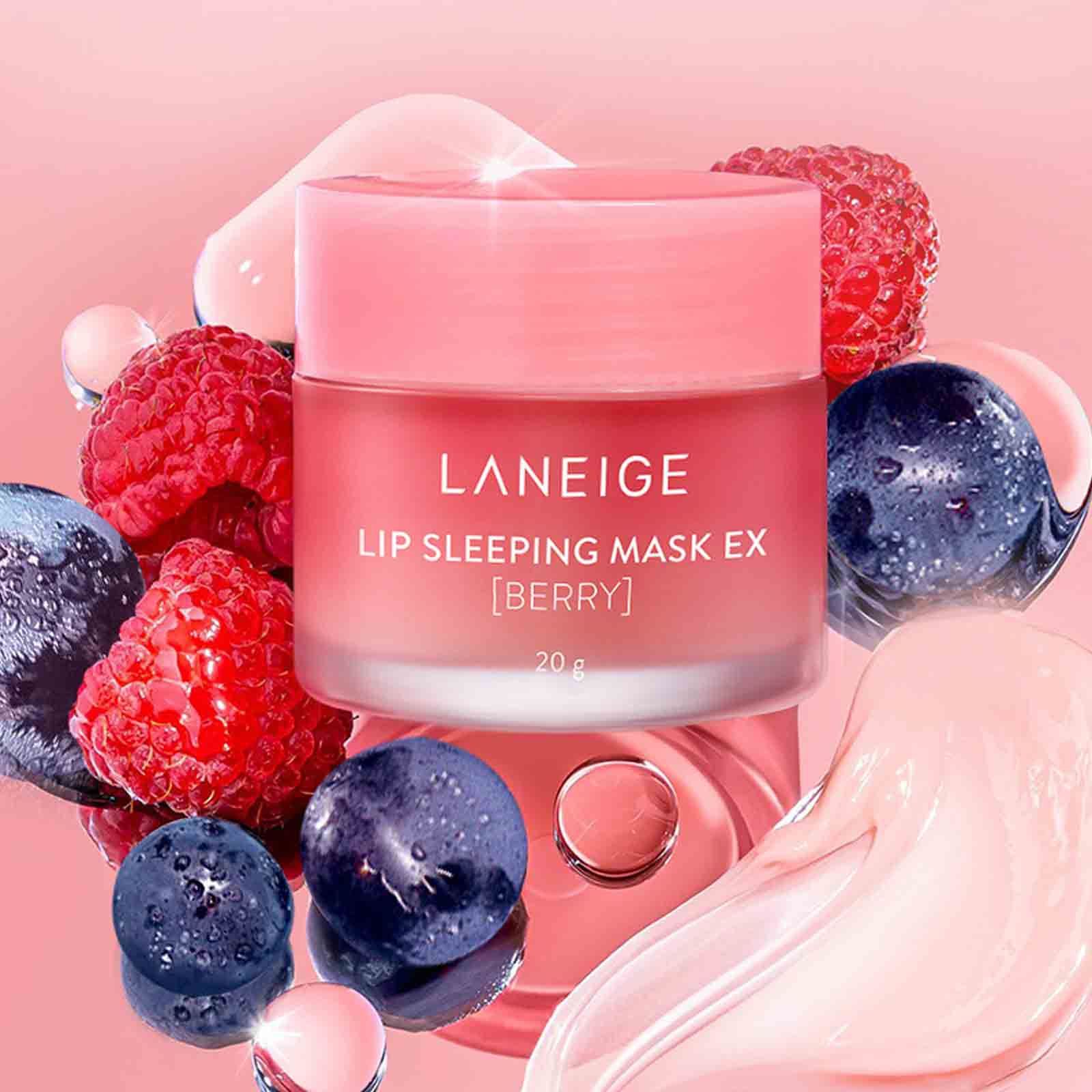 Laneige Ночная восстанавливающая маска для губ Lip Sleeping Mask EX Berry 20g