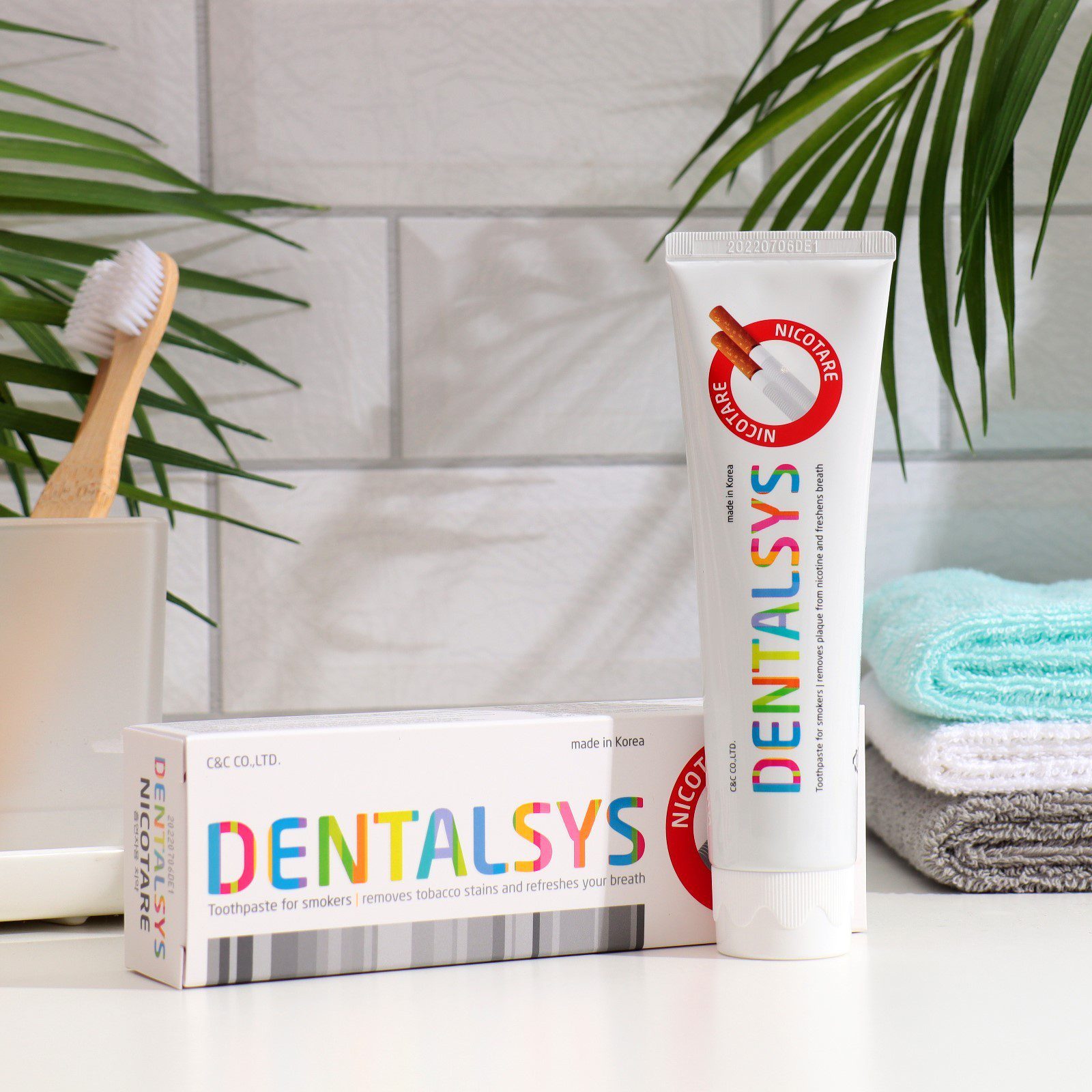 DENTALSYS Зубная паста НИКОТАР для курильщиков Nicotare Toothpaste, 130 гр