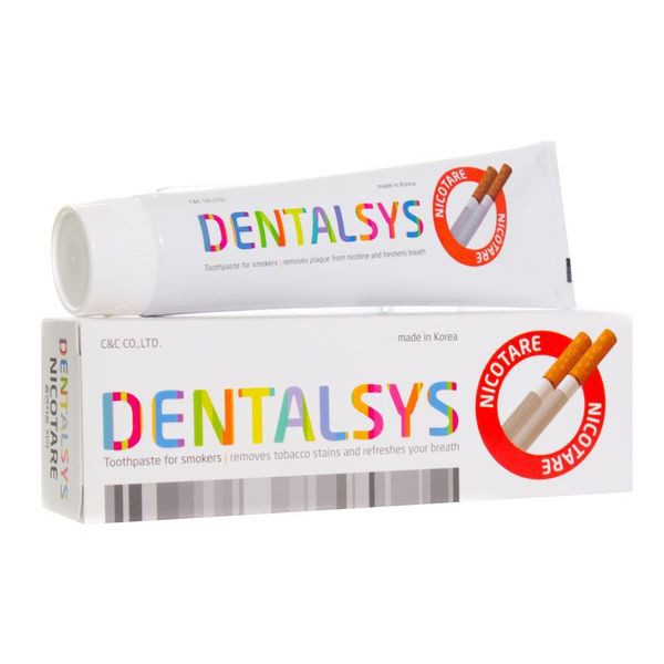 DENTALSYS Зубная паста НИКОТАР для курильщиков Nicotare Toothpaste, 130 гр