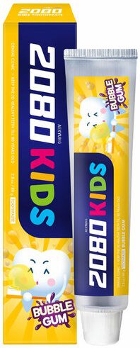 DENTAL CLINIC 2080 Зубная паста детская БАБЛ ГАМ Kids Bubble Gum 80 г
