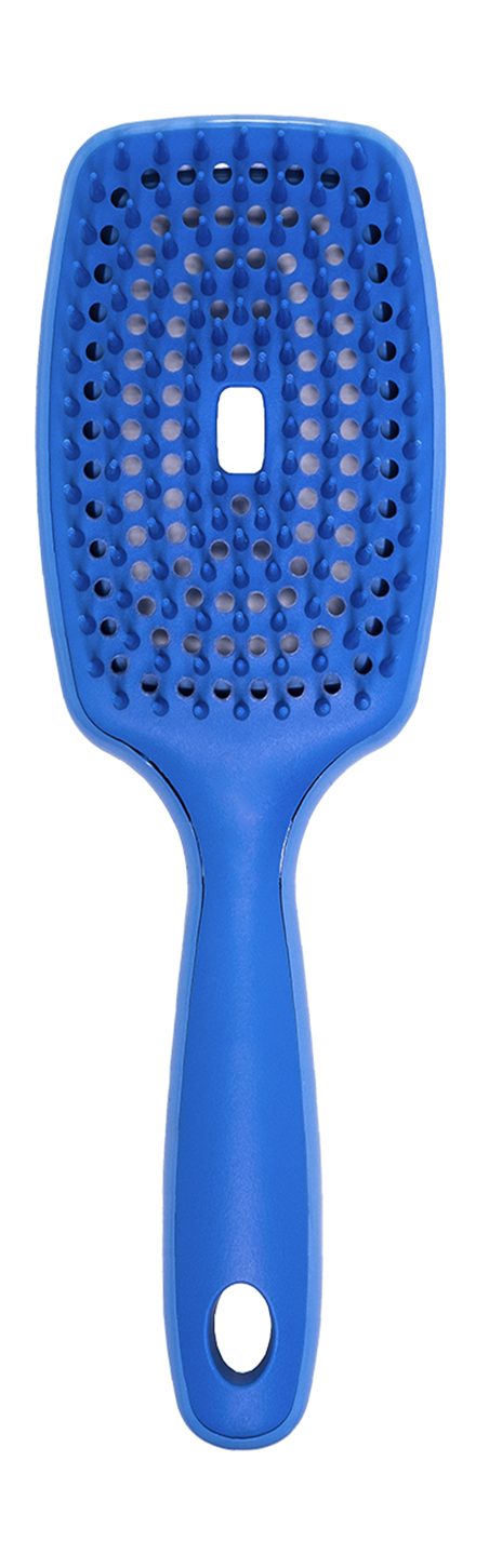 SOLOMEYA Расческа для волос вентилируемая СИНЯЯ Vented Hair Brush Blue