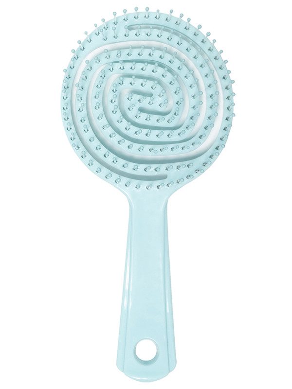 SOLOMEYA Расческа для распутывания волос В ФОРМЕ ЛЕДЕНЦА МИНИ тиффани Lollipop Shaped Mini Detanglin