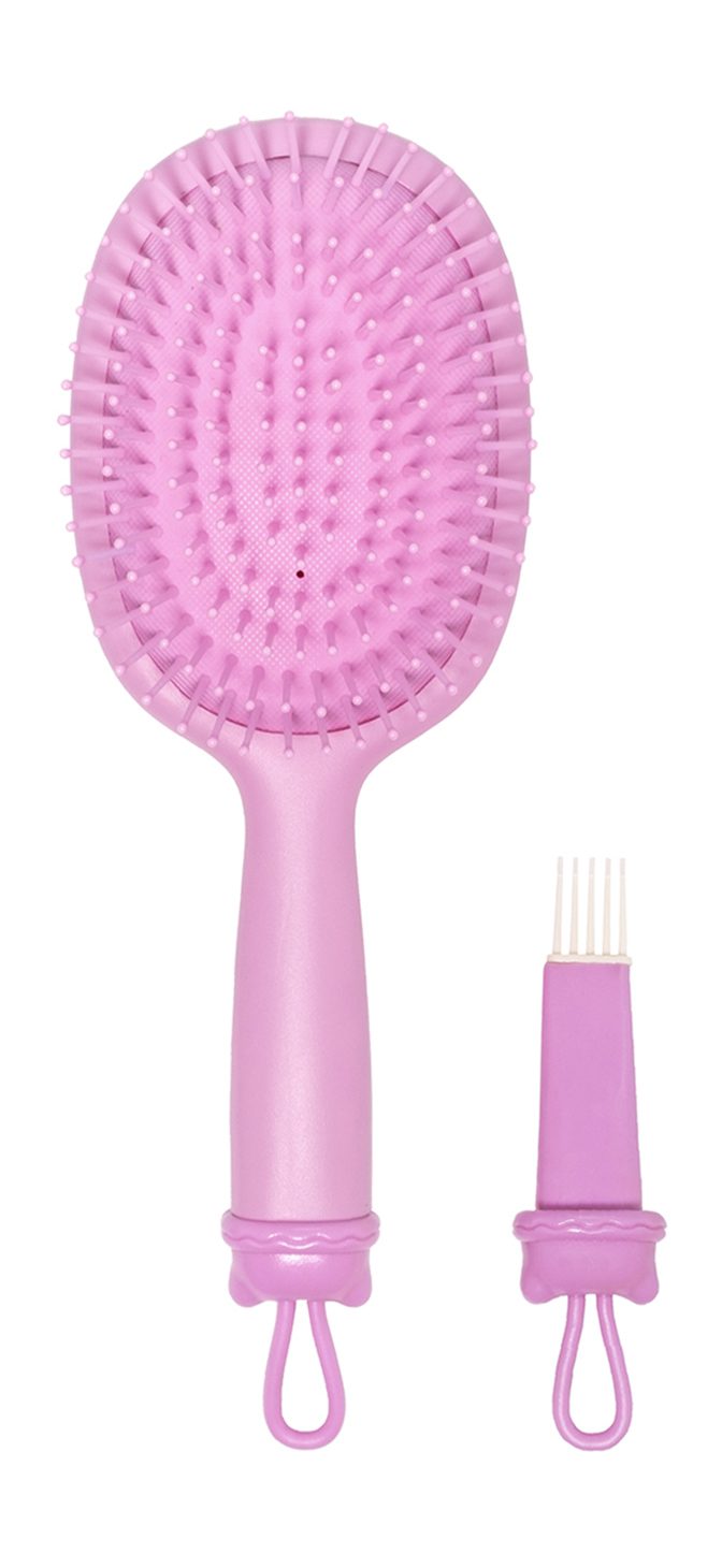 SOLOMEYA Расческа для волос массажная МИЛЫЙ МИШКА розовая Cute Bear Massage Hair Brush Pink