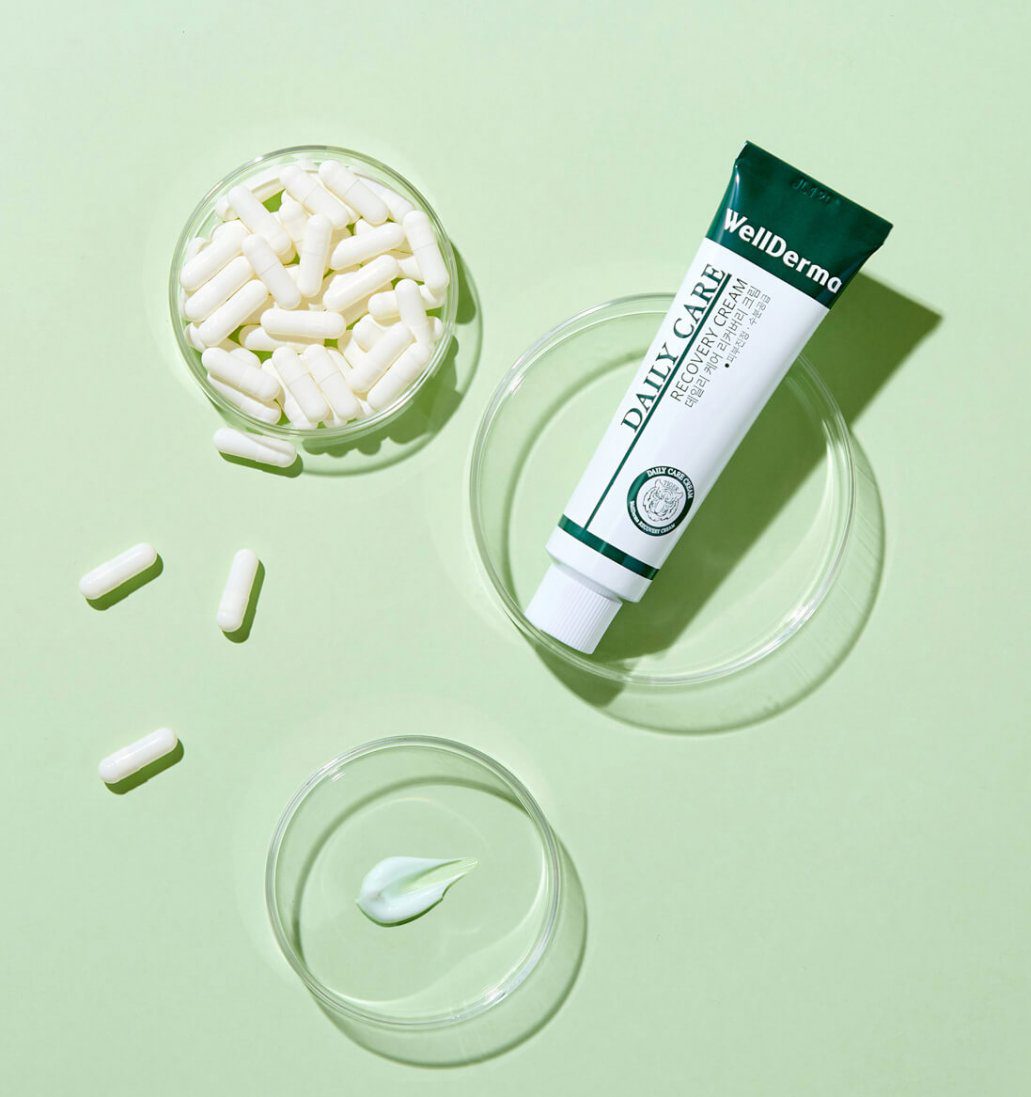 WellDerma Крем для лица восстанавливающий для чувствительной кожи Daily Care Recovery Cream 30ml