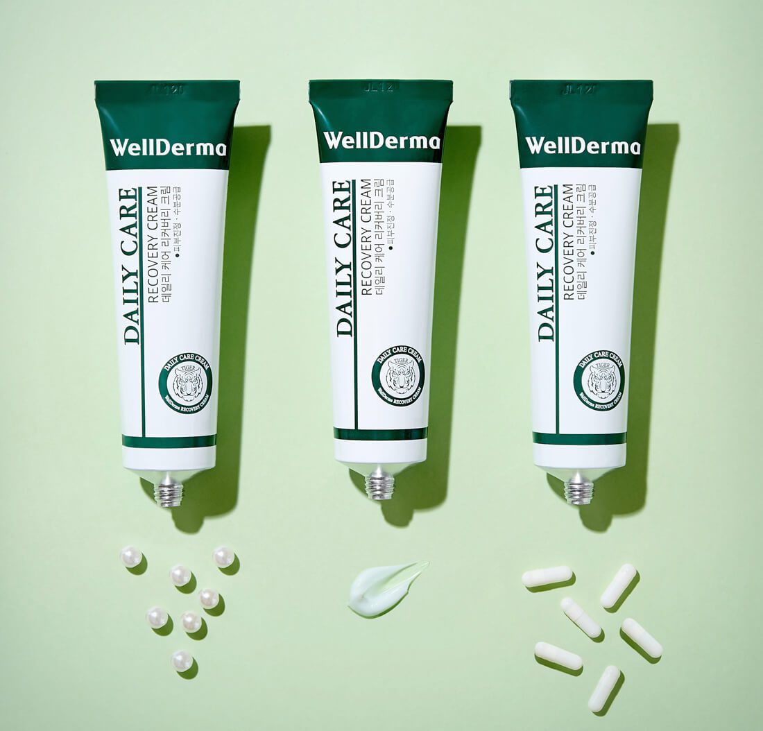 WellDerma Крем для лица восстанавливающий для чувствительной кожи Daily Care Recovery Cream 30ml