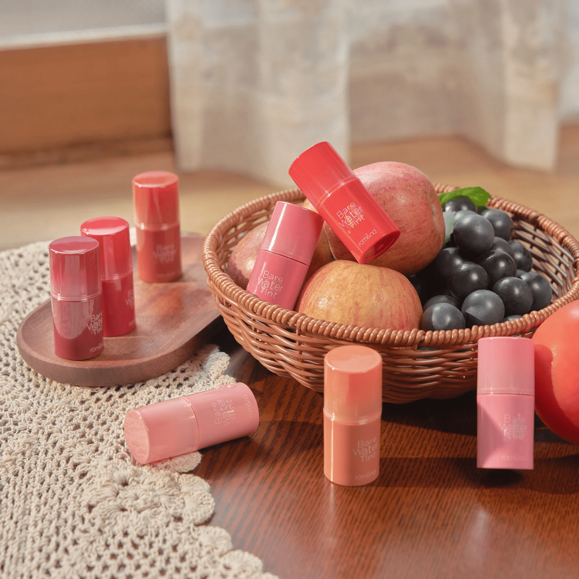 Rom&nd Тинт для губ на водной основе Bare Water Tint 02 Taffy Float