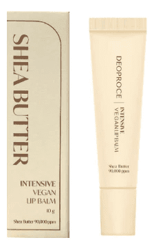 DEOPROCE Интенсивный бальзам для губ с маслом ши Shea Butter Intensive Vegan Lip Balm 10гр