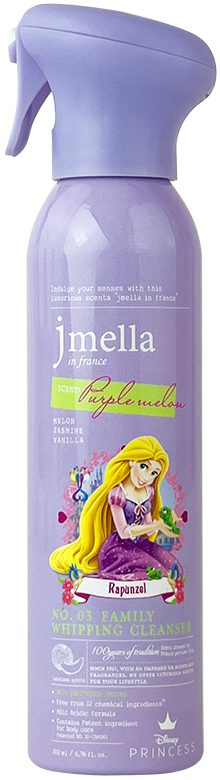 JMELLA IN FRANCE DISNEY Пенка  для ванны очищающая с ароматом дыни PUPPLE MELON FAMILY WHIPPING CLEA