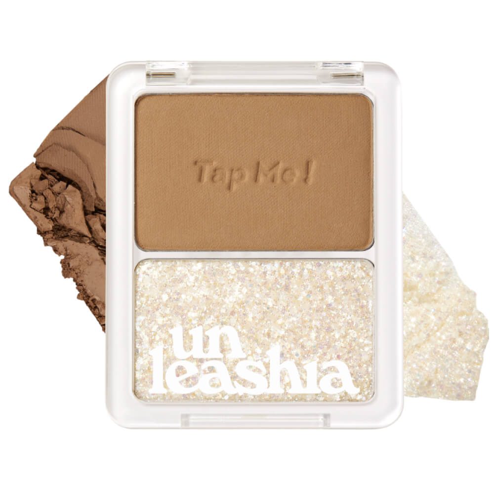 Unleashia Палетка хайлайтер + тени №3 Tap Me Palette Duo N°3 Rub-A-Dub 8,4гр