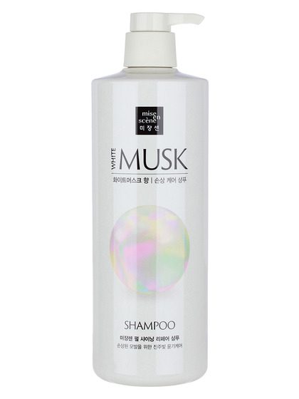 MISEENSCENE Шампунь для волос с жемчужной пудрой с ароматом белого мускуса Pearl shining musk shampo