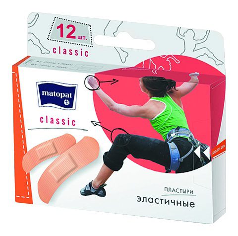 BELLA МАТОРАТ Пластырь  CLASSIC по 12 шт.