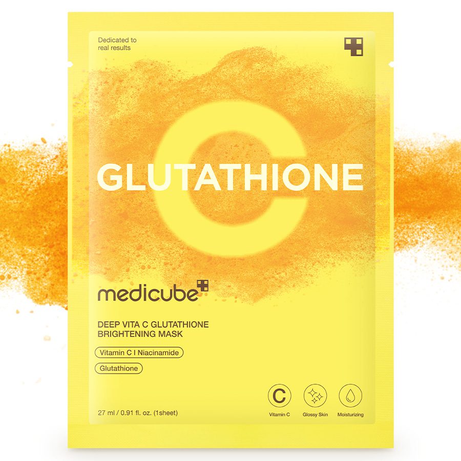Medicube Осветляющая маска Deep Vita C Glutathione 27мл Medicube Осветляющая маска Deep Vita C Glutathione 27мл