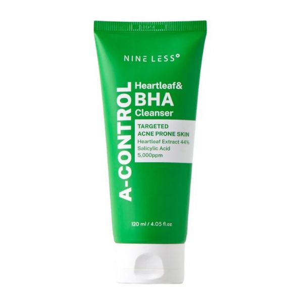 NINE LESS Пенка очищающая для проблемной кожи A-Control Heartleaf & BHA Cleanser 120ml
