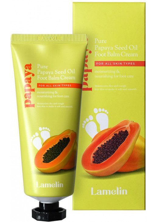 Lamelin Крем-бальзам для ног Pure Papaya Seed Oil Foot Balm Cream 100ml Lamelin Крем-бальзам для ног Pure Papaya Seed Oil Foot Balm Cream 100ml