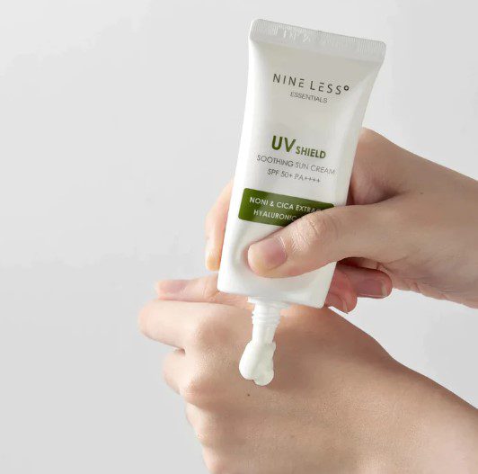 NINE LESS Крем солнцезащитный успокаивающий Essentials UV Shield Soothing Sun Cream SPF 50+PA++++