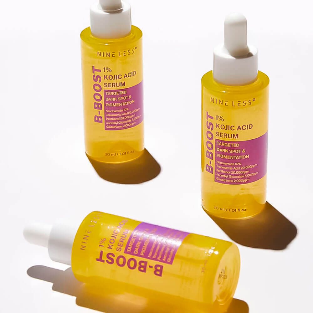 NINE LESS Сыворотка для сияния кожи с койевой кислотой B-Boost 1% Kojic Acid Serum 30 мл
