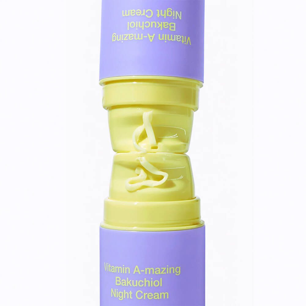 By Wishtrend Мини Ночной крем с ретинолом и бакучиолом Vitamin A-mazing Bakuchiol Night Cream 10 мл By Wishtrend Мини Ночной крем с ретинолом и бакучиолом Vitamin A-mazing Bakuchiol Night Cream 10 мл